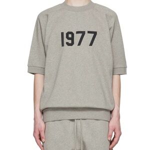 Gray Men's Essentials Shirt with 1977 Print